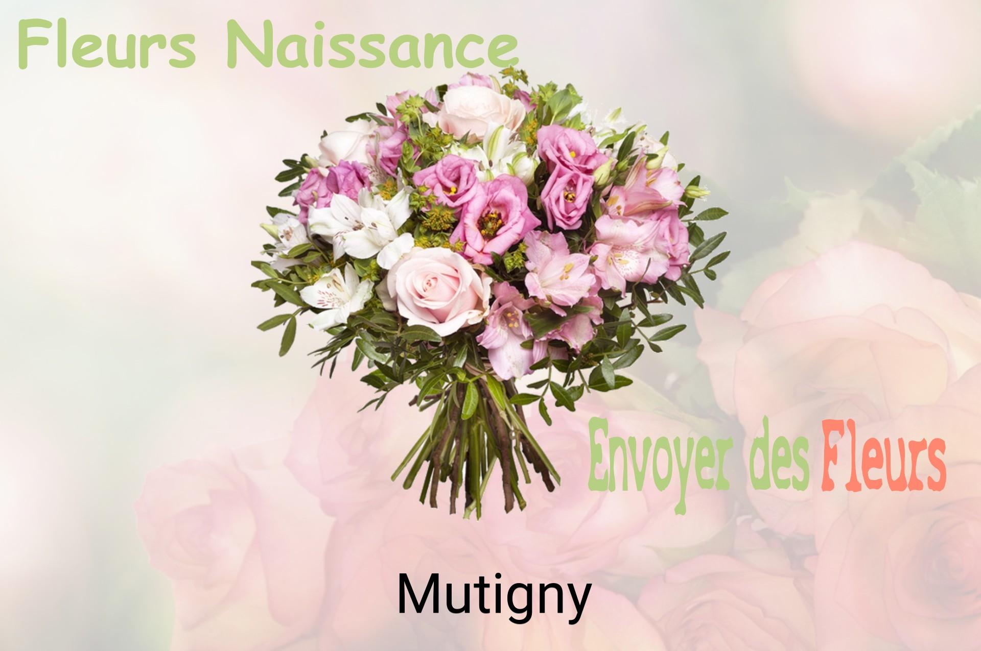 Bouquet de fleurs de naissance livré à Mutigny